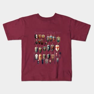 Medieval Design Art Kids T-Shirt